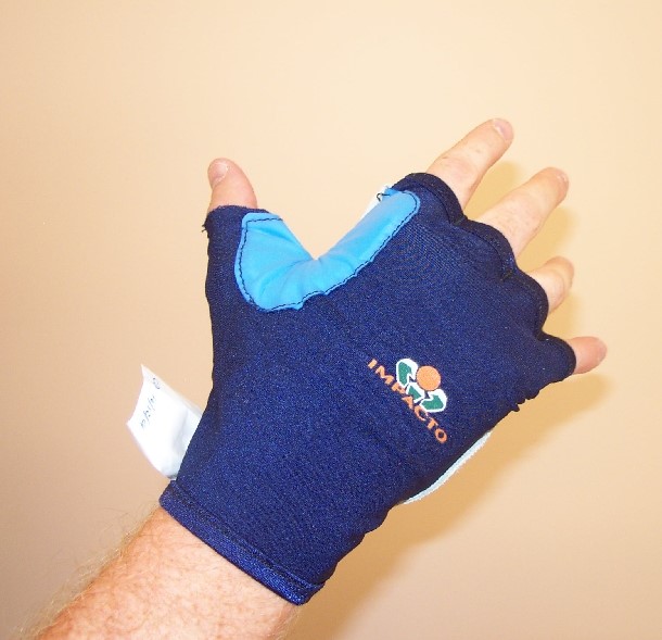 IMPACTO 502-11 XLLH GLOVE IMPACT SUEDE NYLON WEB - Ergonomic